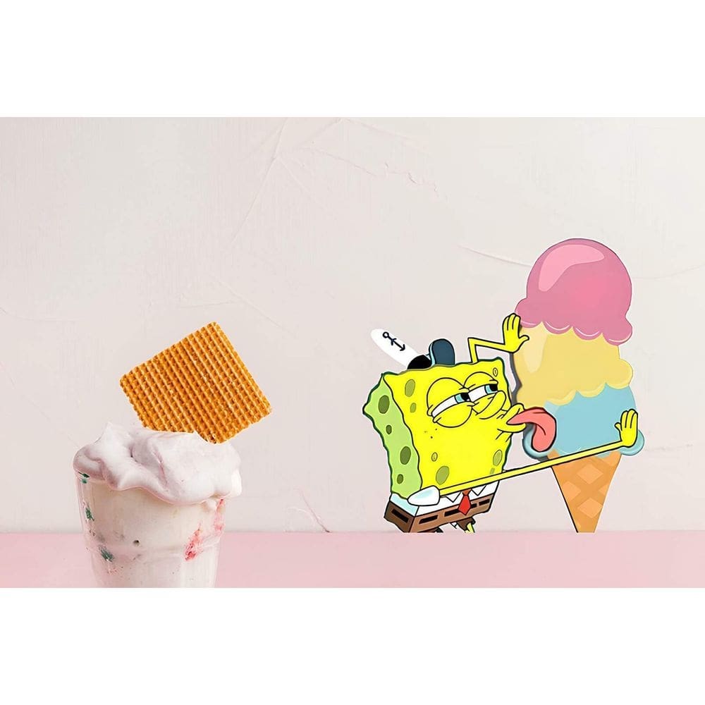 Adesivo De Parede Bob Tomando Sorvete
