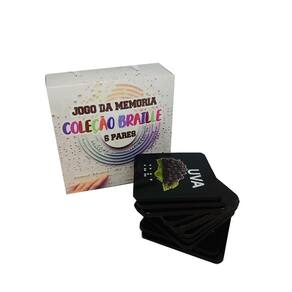 Jogo Da Memória 6 Pares Adaptado Em Escrita Braile