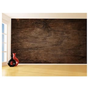Papel De Parede 3D Textura Madeira Escura Wood 3,5M Txt227