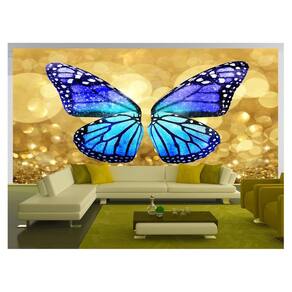 Papel De Parede 3D Arte Asas Selfie Insta Cores 3,5M Tra195