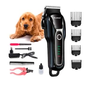Maquininha tosa de pet profissional kemei 1991 bivolt