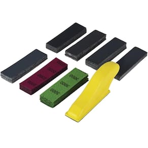 Lixadeira Manual Kit 70 Lixas Grão 400 A 3.000 Base Aderente