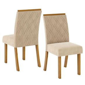 Cadeira para Mesa de Jantar Vita Kit 02 Peças Linho – Henn