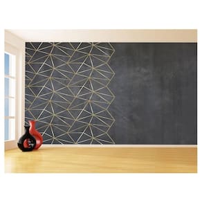 Papel De Parede 3D Concreto Queimado Risco Bege 3,5M Kkt121