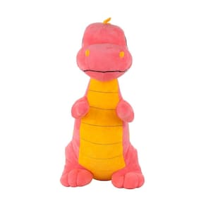 Dinossauro Rosa 35Cm - Pelúcia