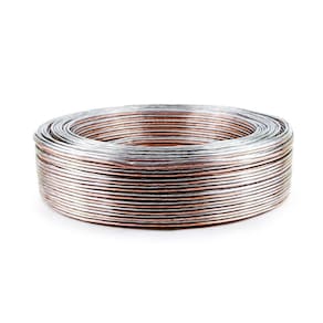 Cabo polarizado para áudio 2x1,50 - cristal 1 mt