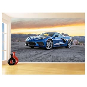 Papel De Parede Carro Corvette Chevrolet Chevy 3,5M Car42