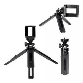 Suporte tripe ajustavel 360-graus ate 28 cm tripod preto
