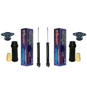 Kit batente + 2 amortecedores traseiro jac t6 2014 2015 2016