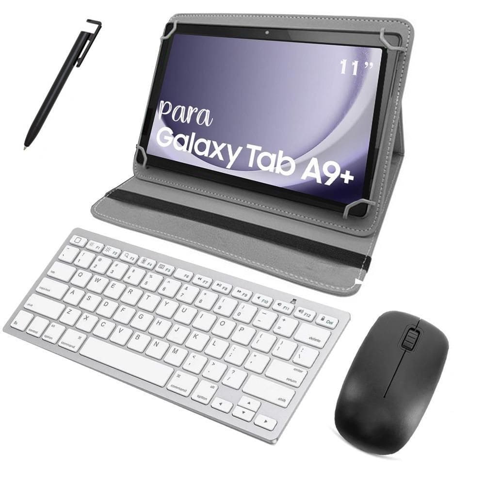Melhor Capa Para Tablet A9 Plus + 11 Com Teclado + Mouse