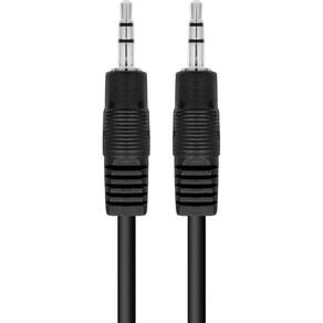 Cabo de áudio p2 x p2 3.5 stereo 1.5 metros 35s-15 - pc