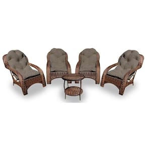 Conjunto De 4 Poltronas + 1 Mesa Centro Fendi