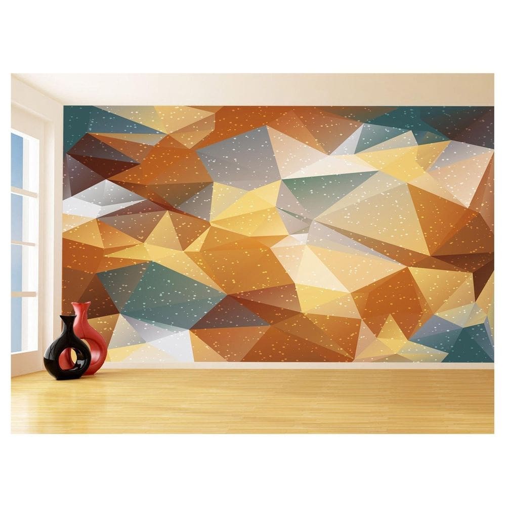 Papel De Parede Geométrico Formas Linhas Cores 3,5M Gmt19