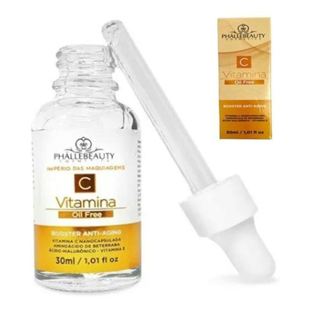 Serum vitamina c limpeza facial anti idade - todos tipos