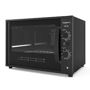 Forno Elétrico De Bancada Fogatti Top 60 Litros Função Grill Preto 127V