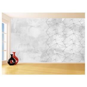 Papel De Parede Concreto Queimado Listra Risco 3,5M Kkt57
