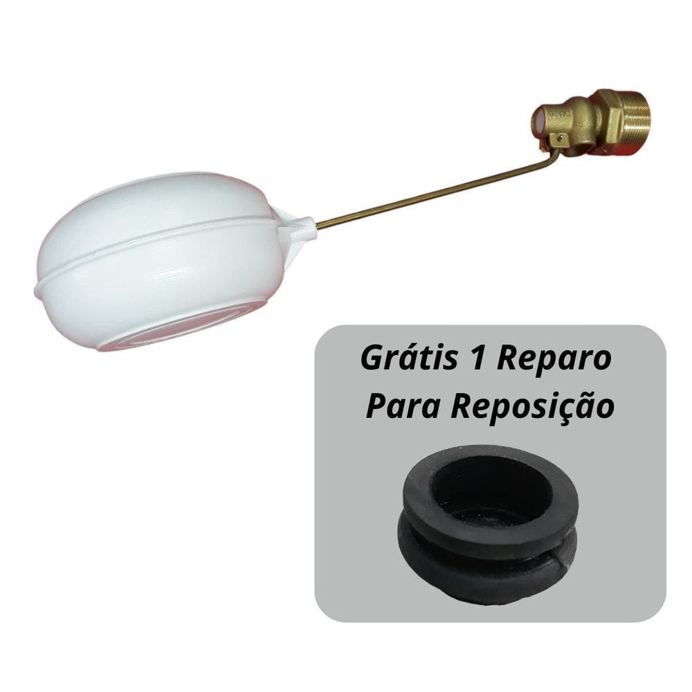 Boia de Metal Vasão Total de 1 Polegada - METROX