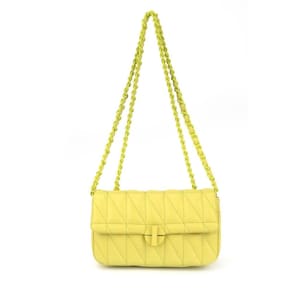 Bolsa Transversal Gash BG72563 Matelasse Verde 23x15x6 cm