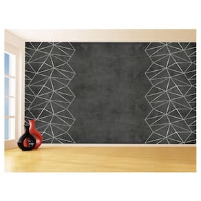 Papel De Parede Concreto Queimado Listra Risco 3,5M Kkt31