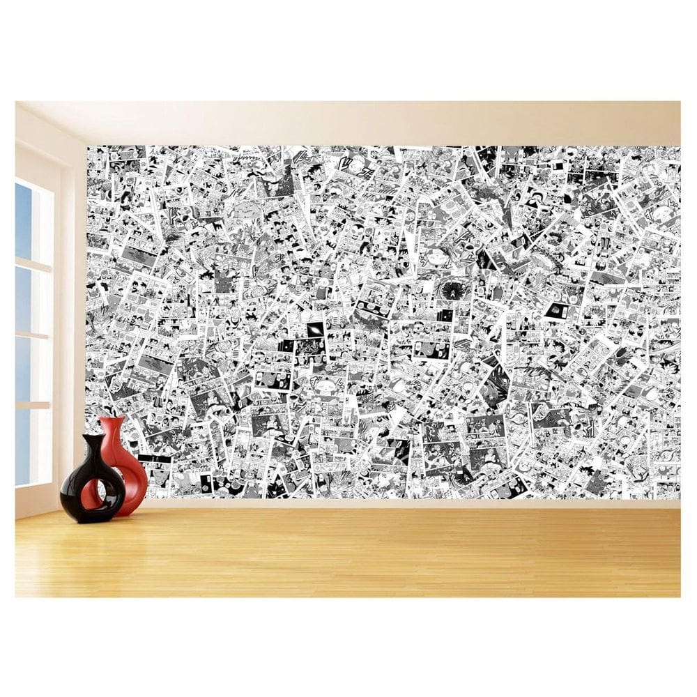 Papel De Parede 3D Dragon Ball Goku Vegeta Anime 3,5M Dbz18