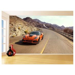 Papel De Parede Carro Corvette Chevrolet Chevy 3,5M Car39