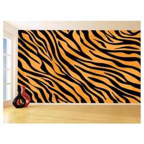 Papel De Parede 3D Textura Estampa Animal Tigre 3,5M Txt209