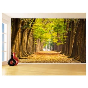 Papel De Parede 3D Estrada Caminho Paisagem 3,5M Nes133