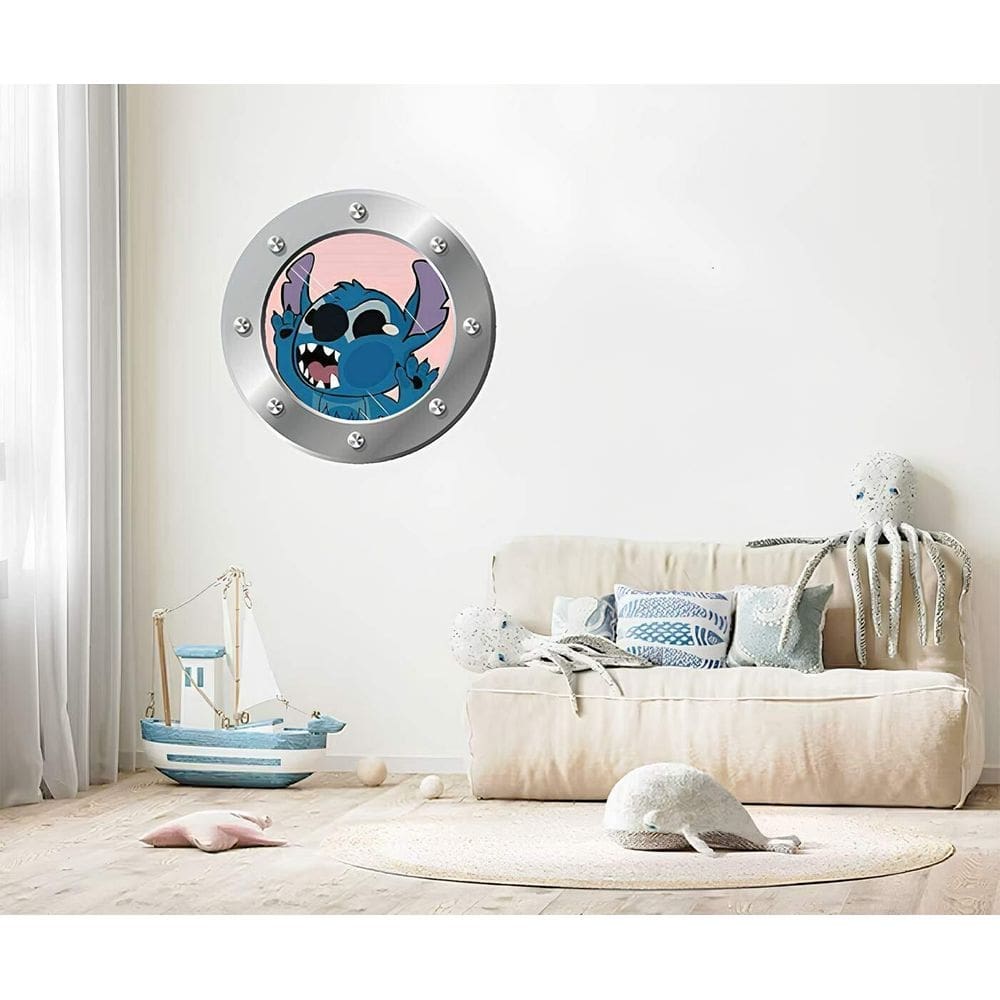 Adesivo De Parede Escotilha Stitch Mod01