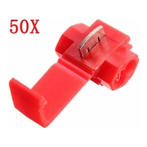50Pçs Conector Elétrico Derivação Emenda Fios 0,5 A 1,5Mm