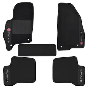 Tapete Carpete Preto  Hitto 8Mm Fiat Punto
