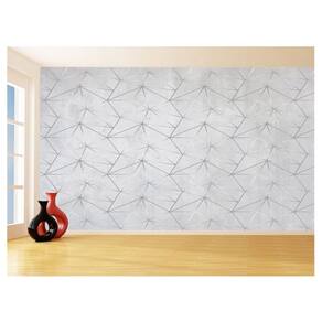 Papel De Parede Concreto Queimado Listra Risco 3,5M Kkt53