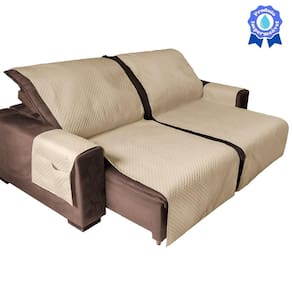 Capa Para Sofá-Cama Modelo Impermeável Cáqui 2,20M X 2,4