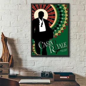 Quadro Poster Casino Royale 33X24Cm