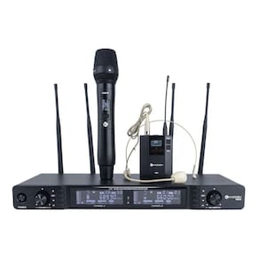 Microfone Kadosh K 622C UHF - Criptografia e Modulação por Chave  PLL