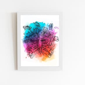 Quadro Decorativo 60x40cm - Moldura e Impressão de Qualidade