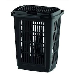 Cesto De Lavanderia Preto - Organize Suas Roupas