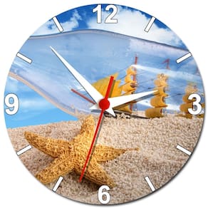 Relógio de Parede Para Estrela do Mar Decoração