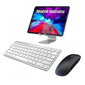 Suporte Para Tablet A7 T500/T505 +Teclado Bluetooth E Mouse
