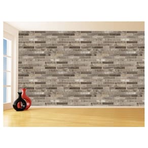 Papel De Parede 3D Tijolo Sala Tijolinho Vista 3,5M Xbr32
