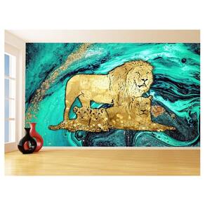 Papel De Parede Animais Pop Art Familia Leões 3,5M Pxa390