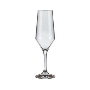 Jogo Taça Champanhe Vidro Alta Fina Buffet 186Ml 12Uni