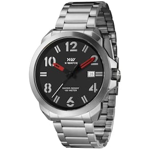 Relógio Masculino X-Watch Analógico Prateado XMSS1055 P2SX