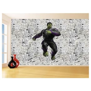 Papel De Parede 3D Heróis Página Quadrinhos Hq 3,5M Nhma156
