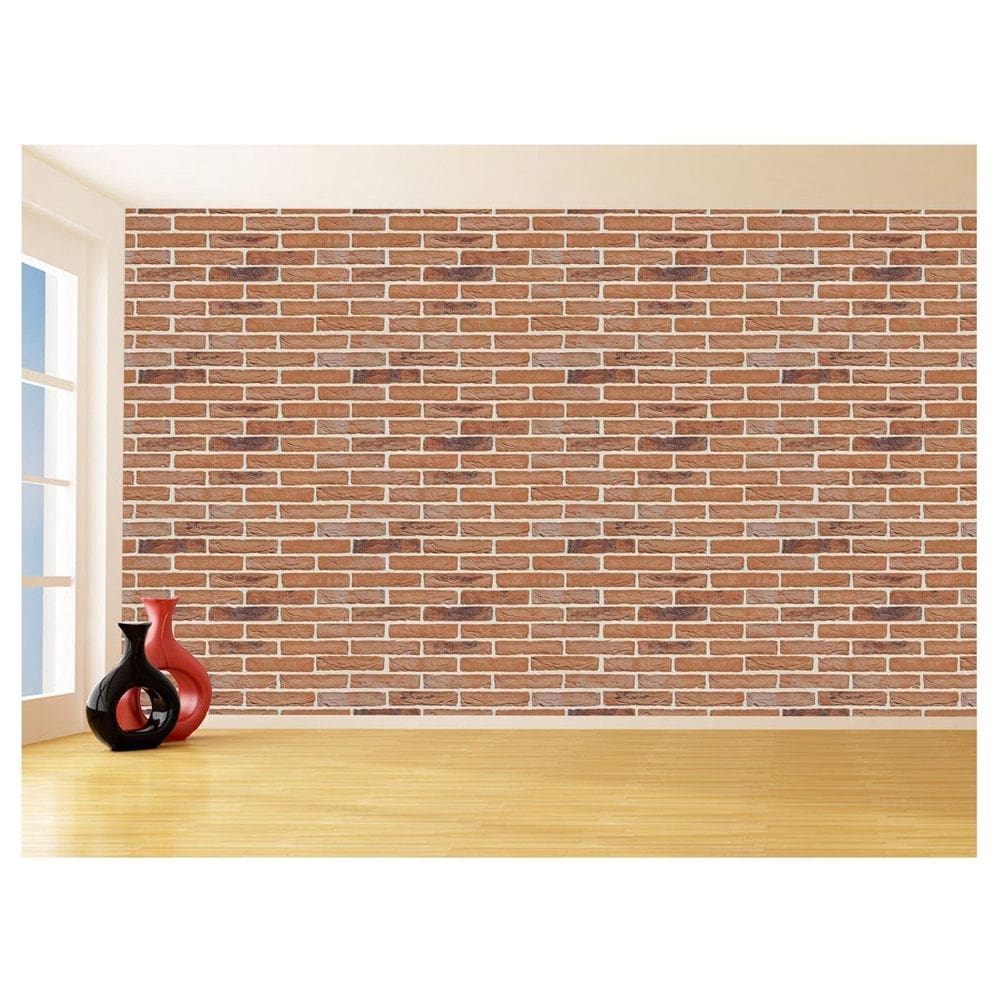 Papel De Parede 3D Tijolo Sala Tijolinho Vista 3,5M Xbr06
