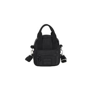 Bolsa Transversal Mini Moda Crinkle Up4You Bu78726 - Preto
