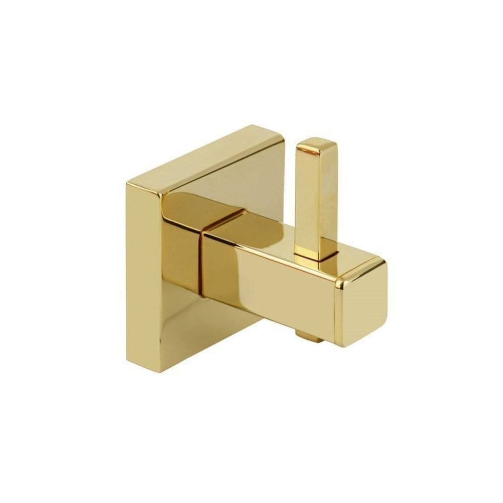 Kit com 3 Cabides de Parede Inox Square SQ12160 Ducon Metais Gold