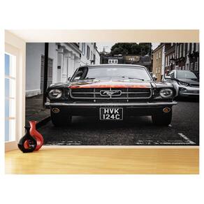 Papel De Parede Carro Antigo Ford Mustang Hot 3,5M Cxr118