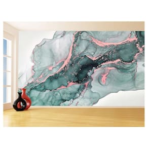 Papel De Parede 3D Estilo Marmore Tintas Cores 3,5M Mbr170