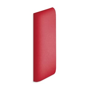 Kit 5 Placa Adesiva Cabeceira Solteiro Módulo 50X20 Vermelho