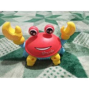 Top Brinquedo Caranguejo Musical Luz Infantil Que Anda